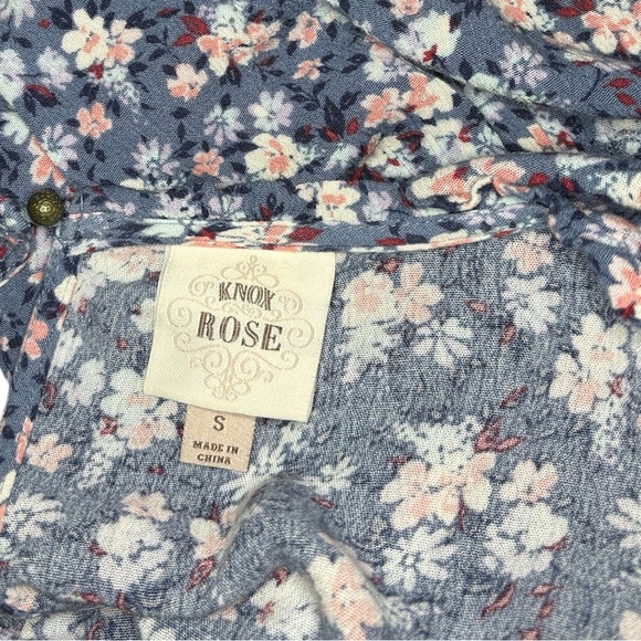 Knox Rose Blue Floral Dress EUC - Picture 3 of 4